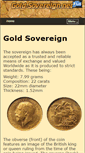 Mobile Screenshot of gold-sovereign.net